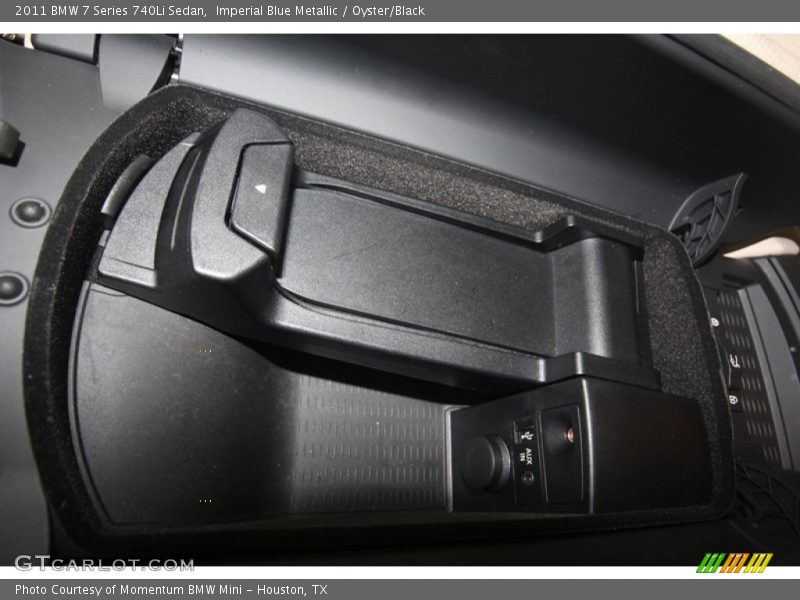 Imperial Blue Metallic / Oyster/Black 2011 BMW 7 Series 740Li Sedan