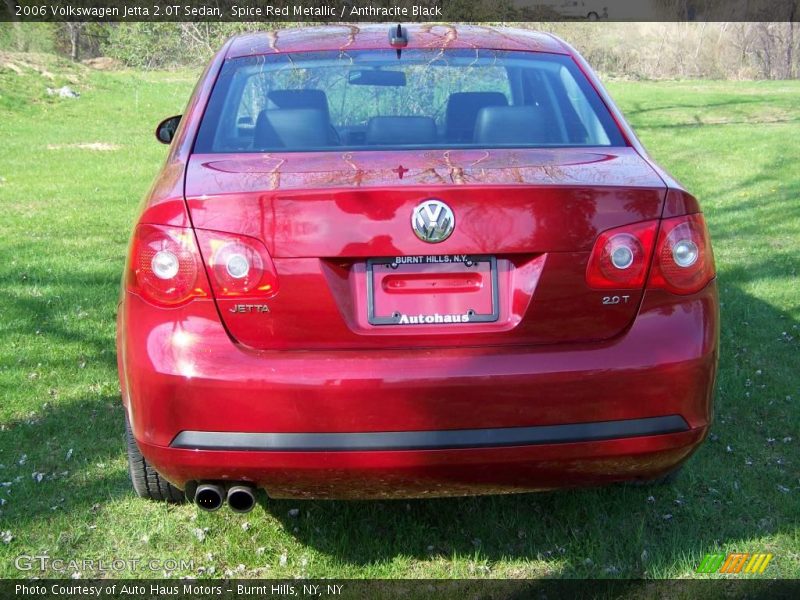 Spice Red Metallic / Anthracite Black 2006 Volkswagen Jetta 2.0T Sedan