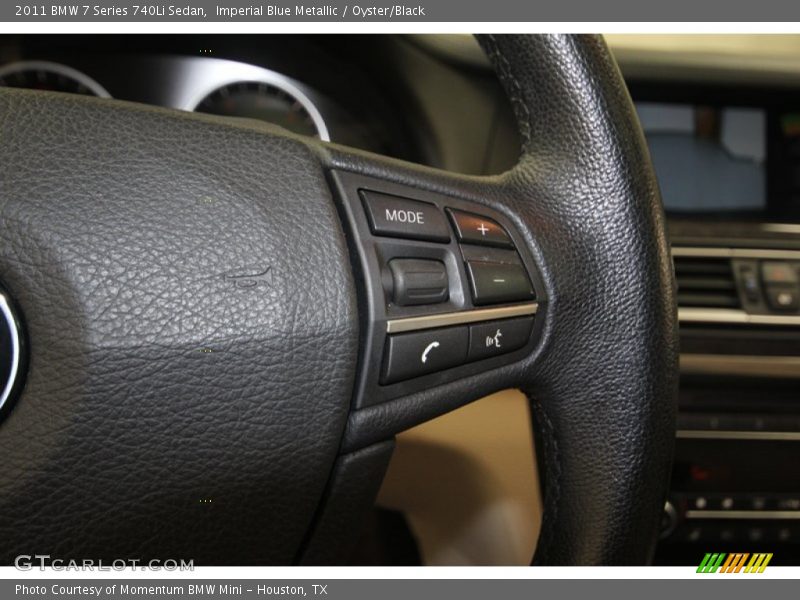 Imperial Blue Metallic / Oyster/Black 2011 BMW 7 Series 740Li Sedan