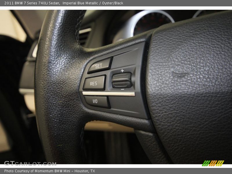 Imperial Blue Metallic / Oyster/Black 2011 BMW 7 Series 740Li Sedan