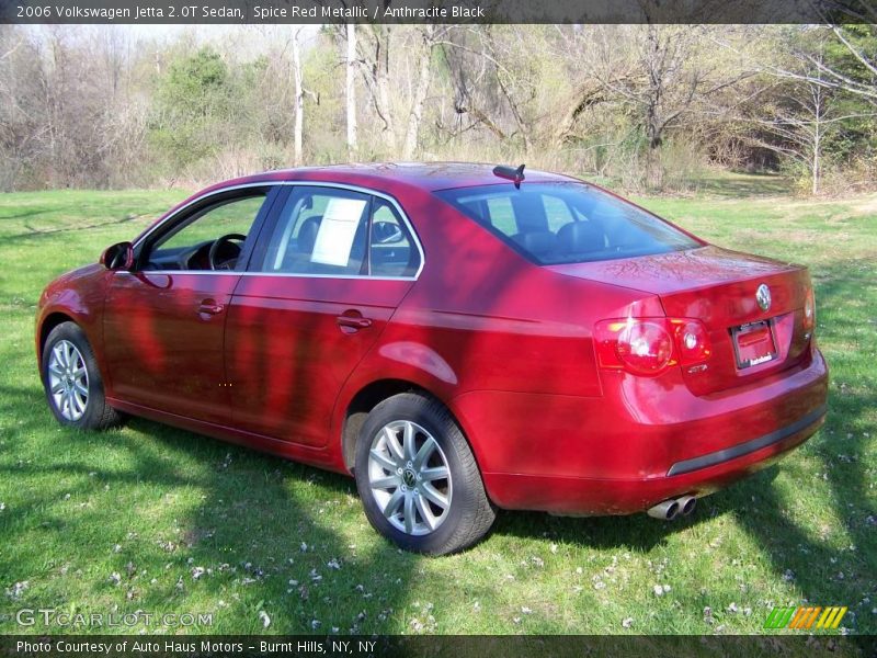 Spice Red Metallic / Anthracite Black 2006 Volkswagen Jetta 2.0T Sedan