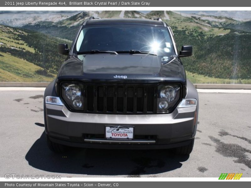 Brilliant Black Crystal Pearl / Dark Slate Gray 2011 Jeep Liberty Renegade 4x4