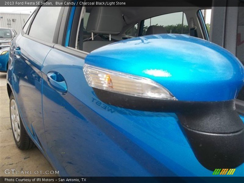 Blue Candy / Charcoal Black/Light Stone 2013 Ford Fiesta SE Sedan