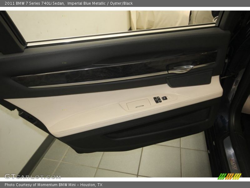 Imperial Blue Metallic / Oyster/Black 2011 BMW 7 Series 740Li Sedan
