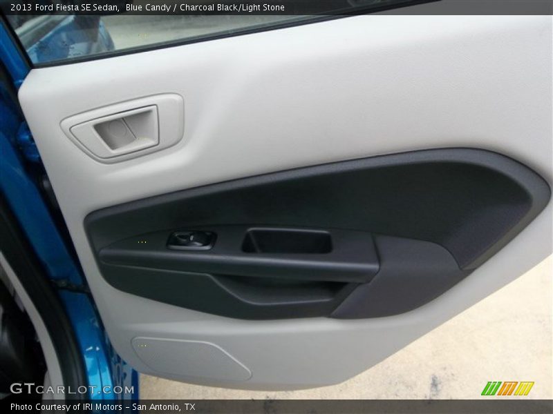 Blue Candy / Charcoal Black/Light Stone 2013 Ford Fiesta SE Sedan