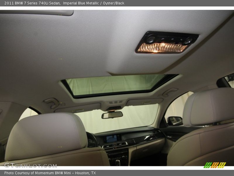 Imperial Blue Metallic / Oyster/Black 2011 BMW 7 Series 740Li Sedan