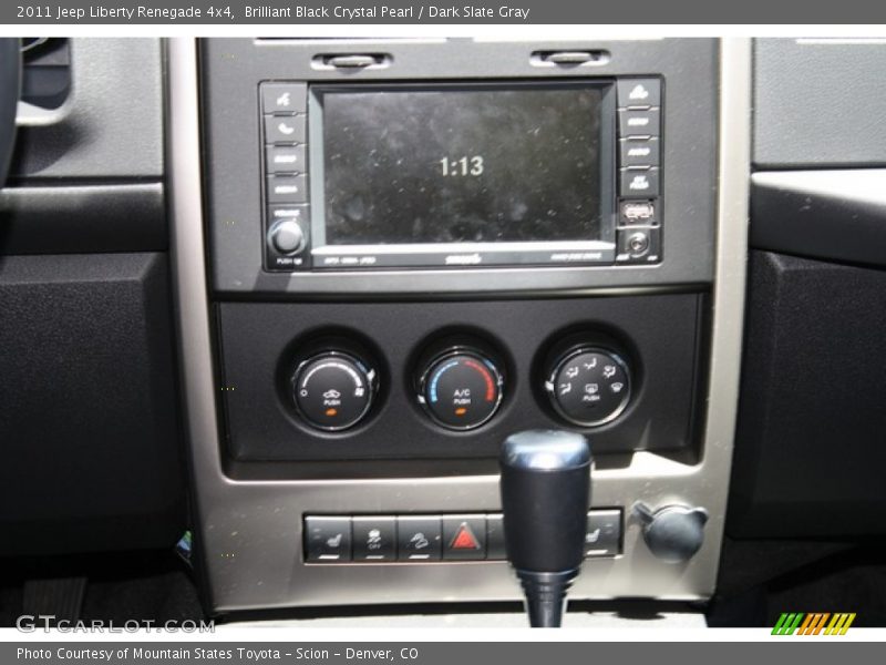 Brilliant Black Crystal Pearl / Dark Slate Gray 2011 Jeep Liberty Renegade 4x4