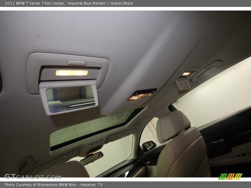 Imperial Blue Metallic / Oyster/Black 2011 BMW 7 Series 740Li Sedan