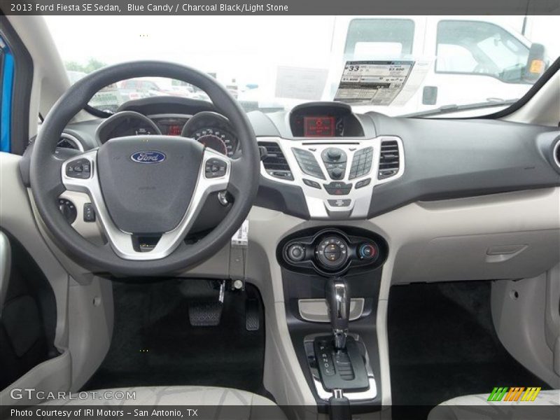 Blue Candy / Charcoal Black/Light Stone 2013 Ford Fiesta SE Sedan