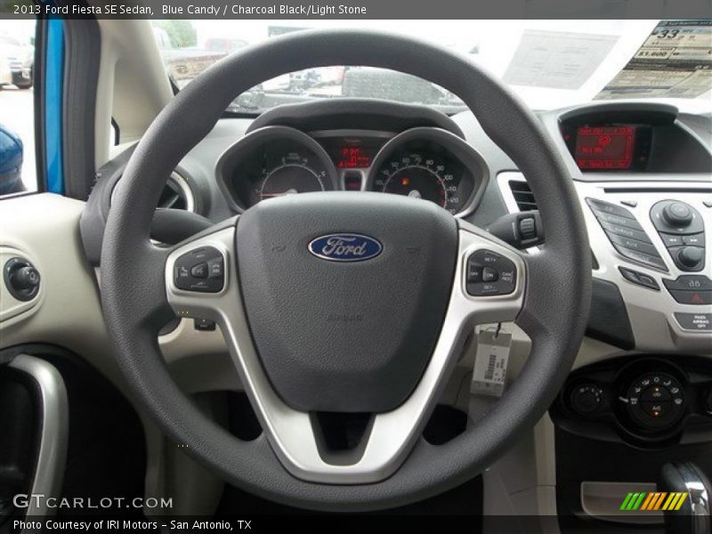 Blue Candy / Charcoal Black/Light Stone 2013 Ford Fiesta SE Sedan
