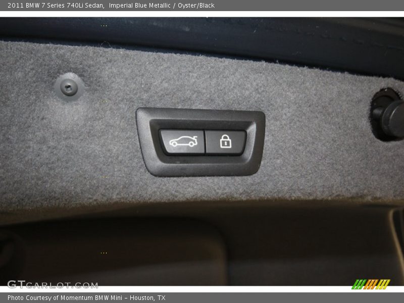 Imperial Blue Metallic / Oyster/Black 2011 BMW 7 Series 740Li Sedan