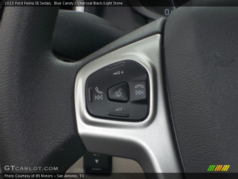 Blue Candy / Charcoal Black/Light Stone 2013 Ford Fiesta SE Sedan