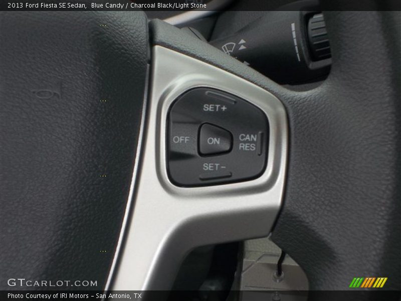 Blue Candy / Charcoal Black/Light Stone 2013 Ford Fiesta SE Sedan