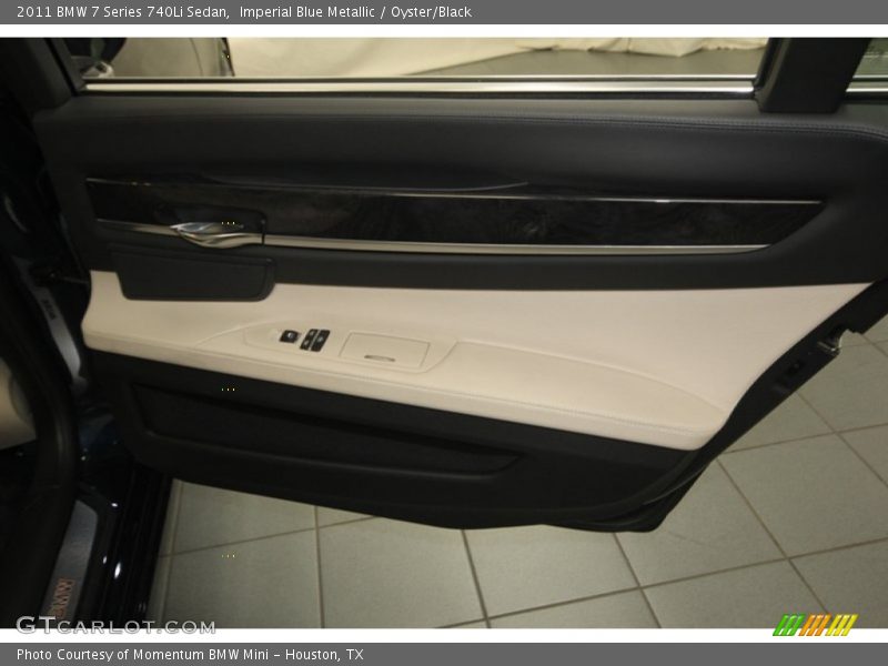 Imperial Blue Metallic / Oyster/Black 2011 BMW 7 Series 740Li Sedan