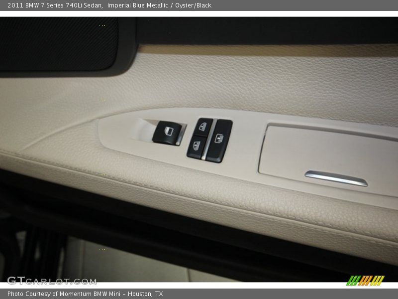 Imperial Blue Metallic / Oyster/Black 2011 BMW 7 Series 740Li Sedan