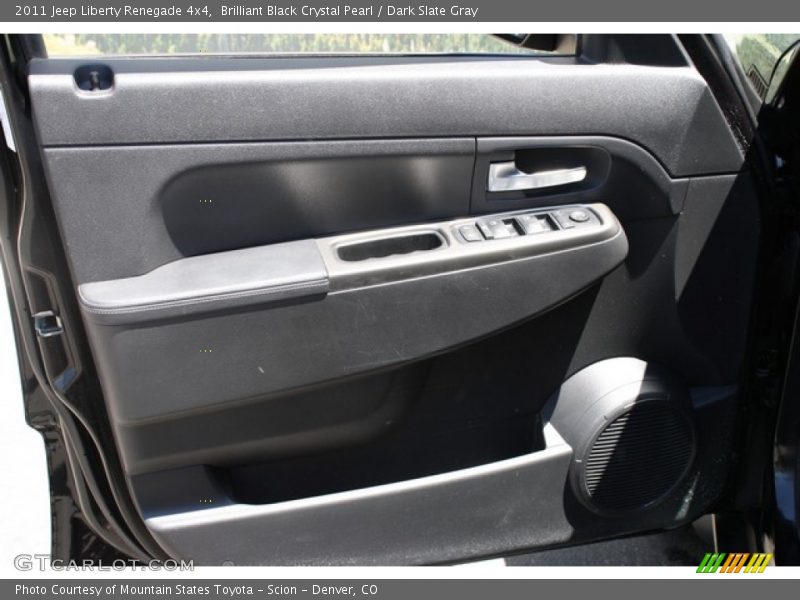 Brilliant Black Crystal Pearl / Dark Slate Gray 2011 Jeep Liberty Renegade 4x4
