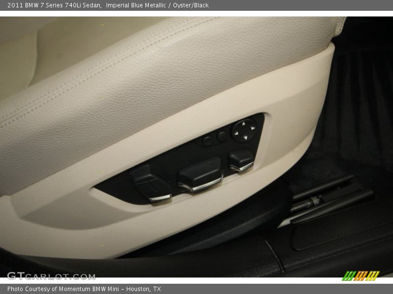 Imperial Blue Metallic / Oyster/Black 2011 BMW 7 Series 740Li Sedan