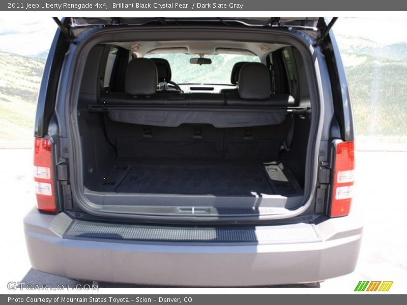 Brilliant Black Crystal Pearl / Dark Slate Gray 2011 Jeep Liberty Renegade 4x4