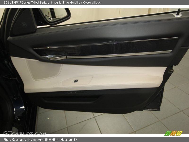 Imperial Blue Metallic / Oyster/Black 2011 BMW 7 Series 740Li Sedan