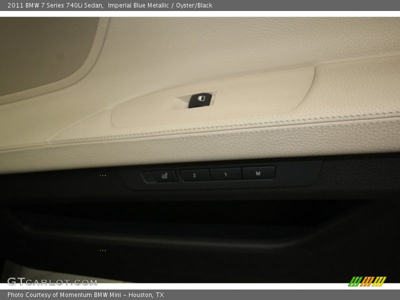Imperial Blue Metallic / Oyster/Black 2011 BMW 7 Series 740Li Sedan