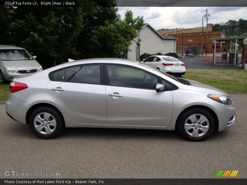 Bright Silver / Black 2014 Kia Forte LX