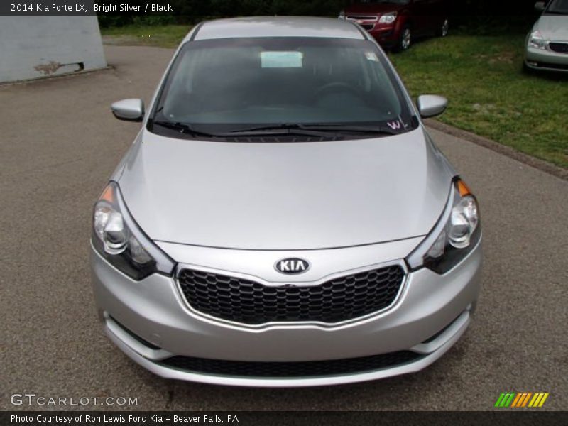 Bright Silver / Black 2014 Kia Forte LX