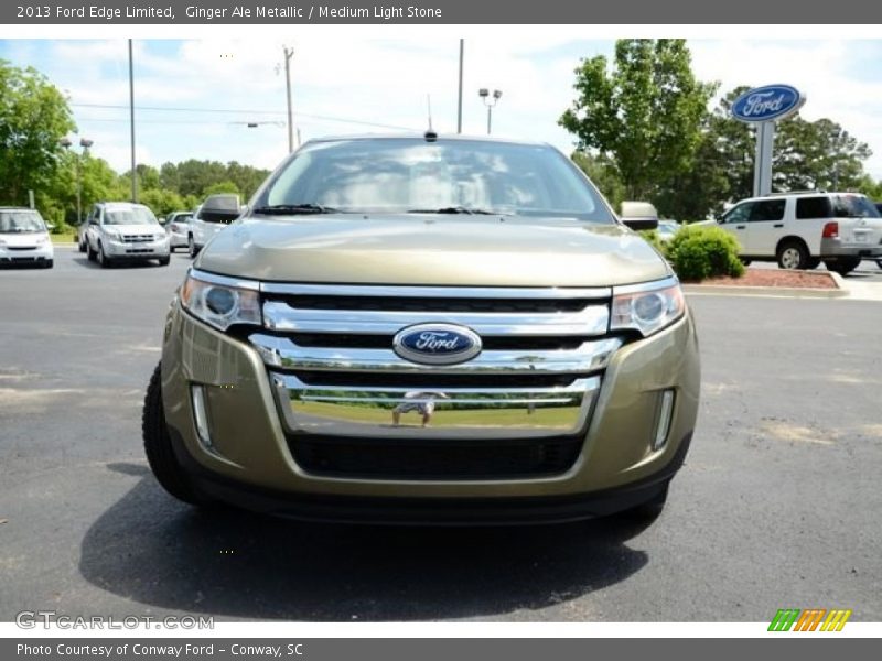 Ginger Ale Metallic / Medium Light Stone 2013 Ford Edge Limited