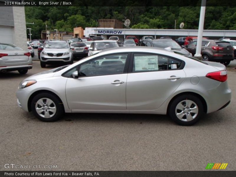 Bright Silver / Black 2014 Kia Forte LX