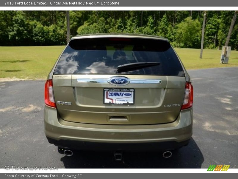 Ginger Ale Metallic / Medium Light Stone 2013 Ford Edge Limited