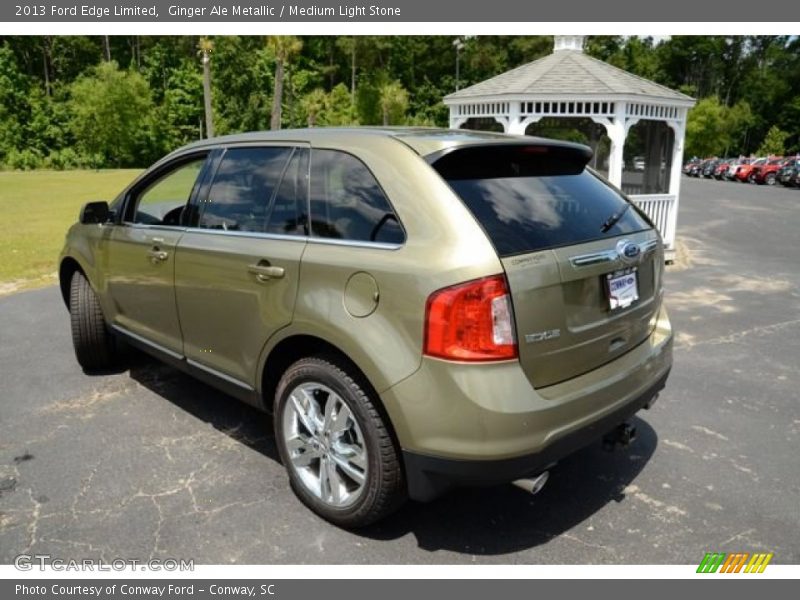 Ginger Ale Metallic / Medium Light Stone 2013 Ford Edge Limited