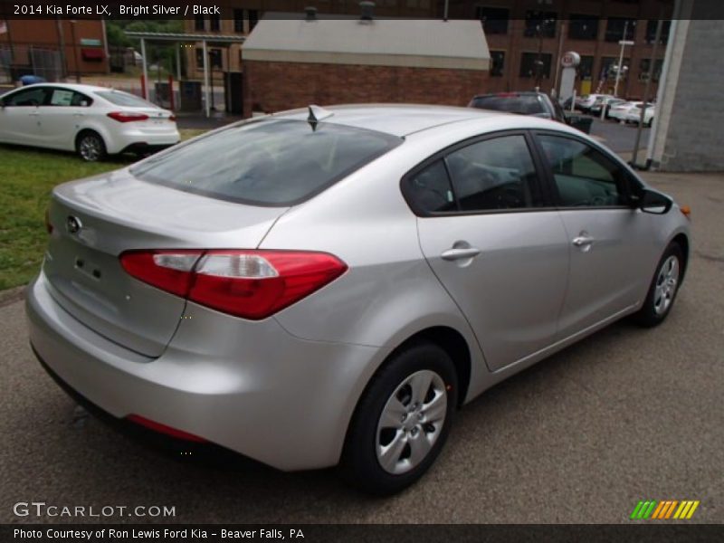 Bright Silver / Black 2014 Kia Forte LX