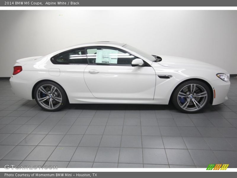  2014 M6 Coupe Alpine White