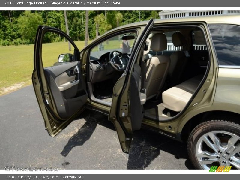 Ginger Ale Metallic / Medium Light Stone 2013 Ford Edge Limited
