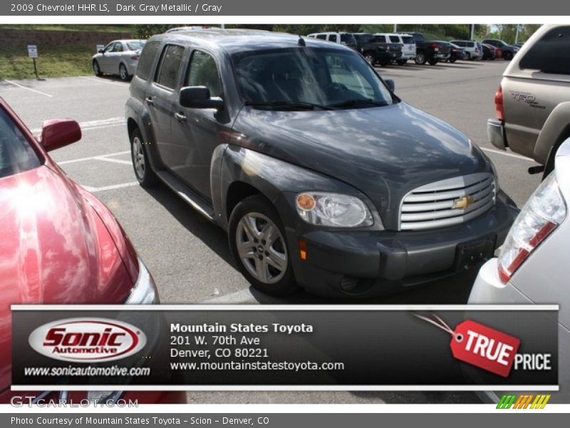 Dark Gray Metallic / Gray 2009 Chevrolet HHR LS