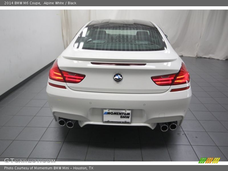 Alpine White / Black 2014 BMW M6 Coupe