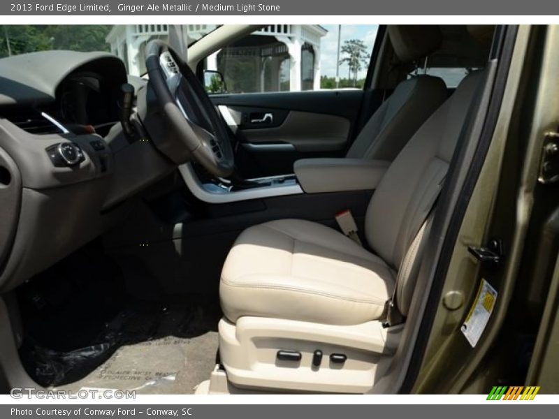 Ginger Ale Metallic / Medium Light Stone 2013 Ford Edge Limited