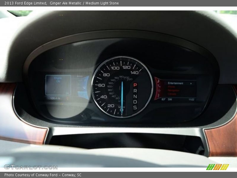 Ginger Ale Metallic / Medium Light Stone 2013 Ford Edge Limited