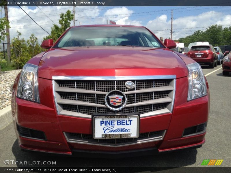 Crystal Red Tintcoat / Ebony 2010 Cadillac CTS 3.0 Sedan