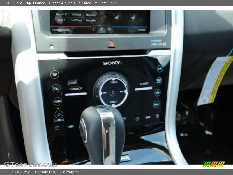 Ginger Ale Metallic / Medium Light Stone 2013 Ford Edge Limited