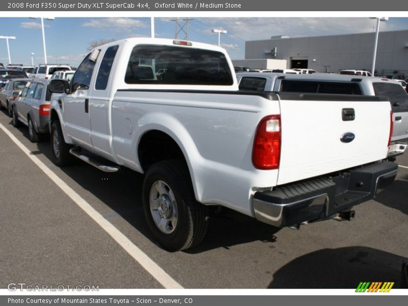Oxford White / Medium Stone 2008 Ford F350 Super Duty XLT SuperCab 4x4