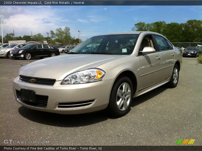 Gold Mist Metallic / Neutral 2009 Chevrolet Impala LS