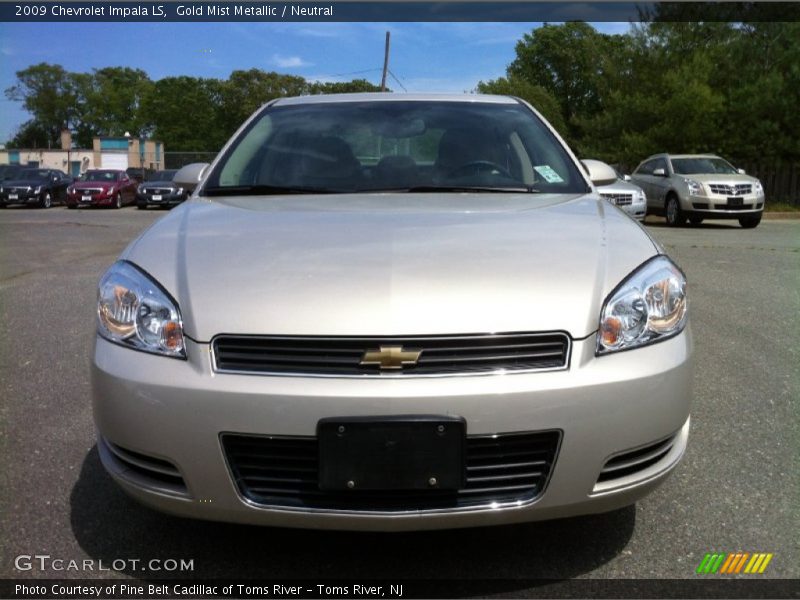 Gold Mist Metallic / Neutral 2009 Chevrolet Impala LS