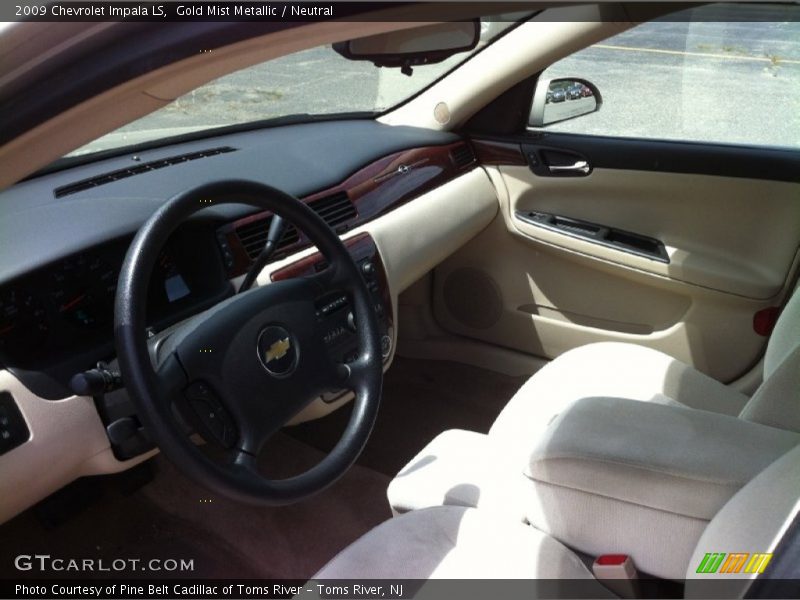 Gold Mist Metallic / Neutral 2009 Chevrolet Impala LS