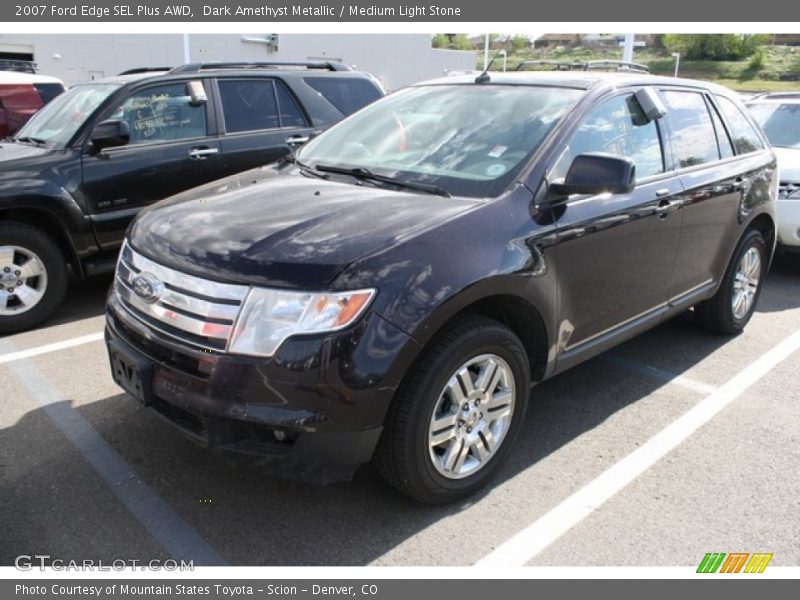Dark Amethyst Metallic / Medium Light Stone 2007 Ford Edge SEL Plus AWD