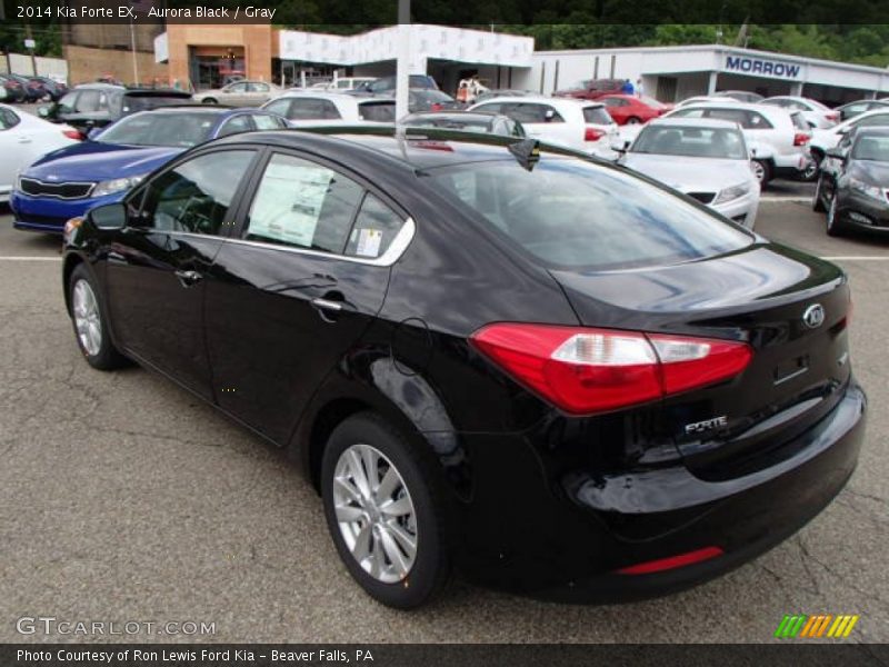 Aurora Black / Gray 2014 Kia Forte EX