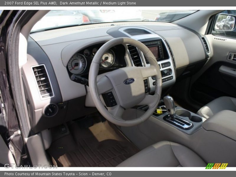 Dark Amethyst Metallic / Medium Light Stone 2007 Ford Edge SEL Plus AWD