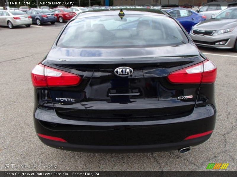 Aurora Black / Gray 2014 Kia Forte EX