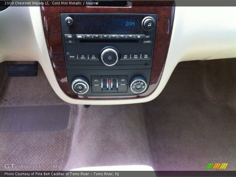 Gold Mist Metallic / Neutral 2009 Chevrolet Impala LS
