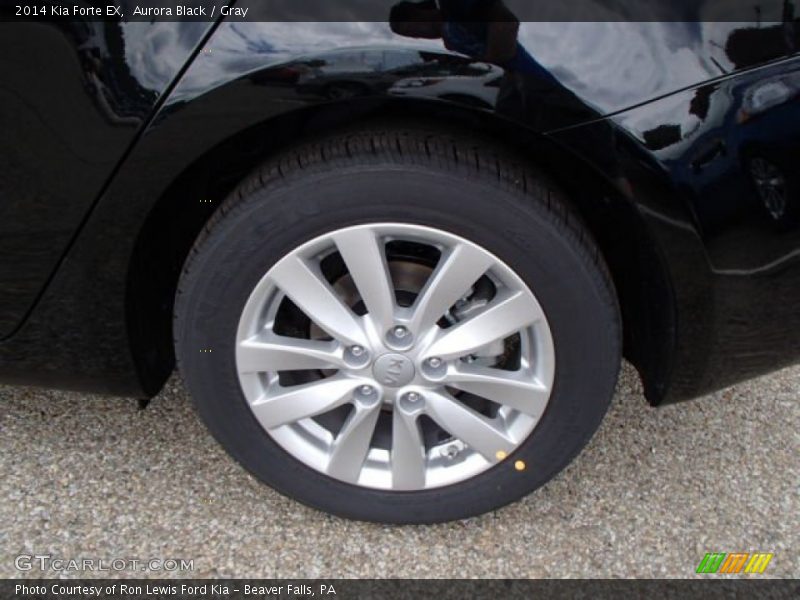 Aurora Black / Gray 2014 Kia Forte EX