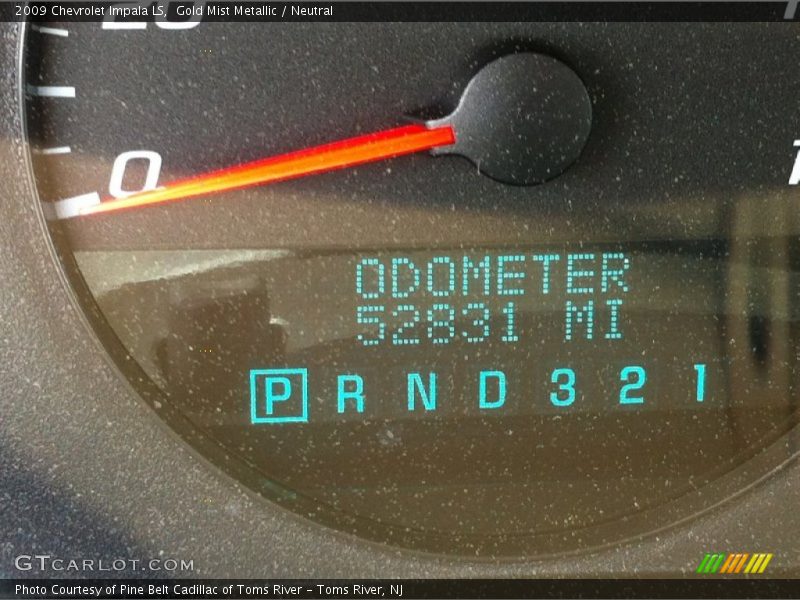 Gold Mist Metallic / Neutral 2009 Chevrolet Impala LS